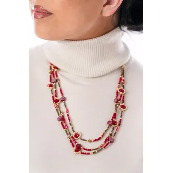 Náhrdelník Dámský šperk PRADO Červená uni