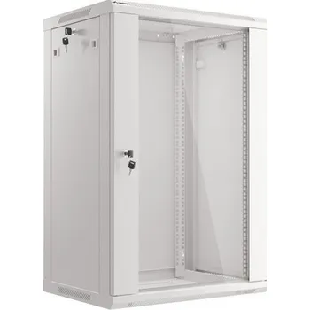 Serverovna Lanberg | 19" RACKOVÁ SKŘÍŇ PRO MONTÁŽ NA STĚNU 18U/600X450 (FLAT PACK) ŠEDÁ V2