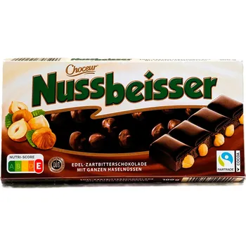 Čokoláda Choceur Edel-Zartbitterschokolade s lískovými oříšky 100 g