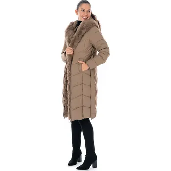 Dámská bunda KONFI 44 Světle hnědá