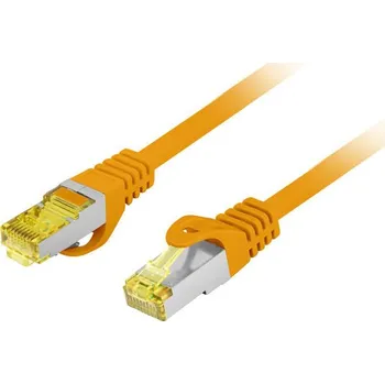 Datový kabel Lanberg | PATCHCORD CAT.6A S/FTP LSZH CU 20M ORANŽOVÝ