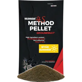 Návnadová surovina HALDORÁDÓ - Krmítková směs 4S Method Pellet Groundbait - LÉTO 400g