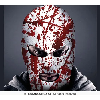 Karnevalový doplněk Krvavá kukla - Halloween, SWAT, Zloději - Fiestas Guirca