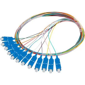 Datový kabel Lanberg | PIGTAIL OPTICKÉ VLÁKNO SM SC/UPC SEMI TIGHT 9/125 G657A1 12X2M MULTICOLOUR