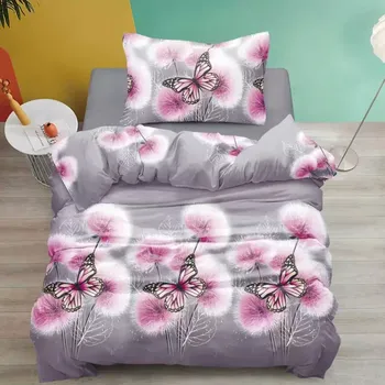 Povlečení NOVINKA 2025! Exkluzivní oboustranné Bavlněné povlečení s 3D efektem 140x200/70x90 cm - PAULA