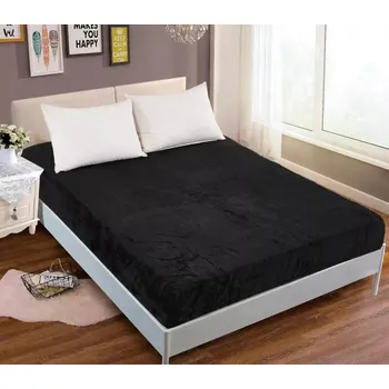 Prostěradlo TOTÁLNÍ MASAKR CEN ! PROSTĚRADLO MIKROPLYŠ 90x200cm - ČERNÉ