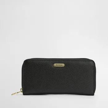 Peněženka Barbour Birch Leather Matinee Purse — Black