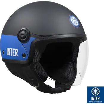 Helma na motorku TUCANO URBANO helma EL'JETTIN INTER Nerazzurro Matt Black - S