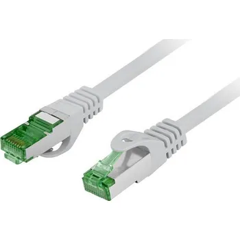 Kabel Lanberg | PATCHCORD CAT.7 S/FTP LSZH CU 1M ŠEDÝ