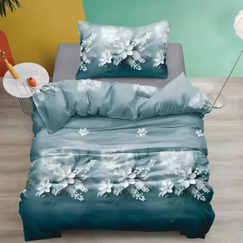 Povlečení NOVINKA 2025! Exkluzivní oboustranné Bavlněné povlečení s 3D efektem 140x200/70x90 cm - CARMEN