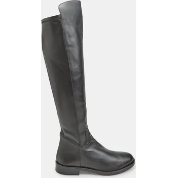 Dámská zimní obuv Baťa dámské kožené vysoké kozačky černé, vel. 36