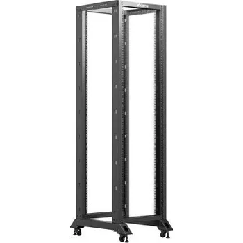 Racková skříň Lanberg | OTEVŘENÝ RACK 42U 600X800 ČERNÝ V2