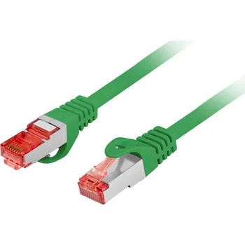 Datový kabel Lanberg | PATCHCORD CAT.6 S/FTP LSZH CU 20M ZELENÝ