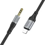 Hoco UPA26 Aux kabel - 3,5mm jack / Apple Lightning / 1m černý