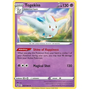 Sběratelská karetní hra Togekiss 057/189 - Astral Radiance Typ karty: Reverse Holo