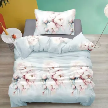 Povlečení NOVINKA 2025! Exkluzivní oboustranné Bavlněné povlečení s 3D efektem 140x200/70x90 cm - CAMILA