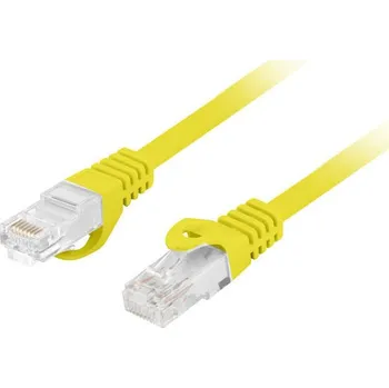 Datový kabel Lanberg | PATCHCORD CAT.6 UTP LSZH CU 15M ŽLUTÝ