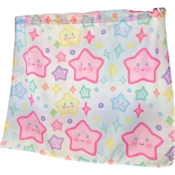 Závěs do auta s přísavkami na zadní okno Bavlněná clona s UV ochranou pro děti Barevné kreslené hvězdičky Dětský doplněk na cesty