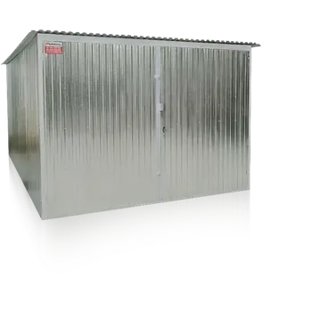 Přístřešek na auto Plechová garáž 3 x 5 m zadní spád – pozink