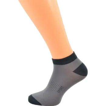 Dámské ponožky Gapo Dámské kotníkové ponožky Sport New 1. Velikost: 7-8 (EU 41-42), 2. Barva: středně šedá