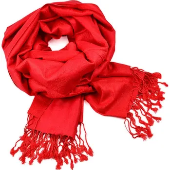 Šála Šála teplá 69cz001-20 - červená jednobarevná