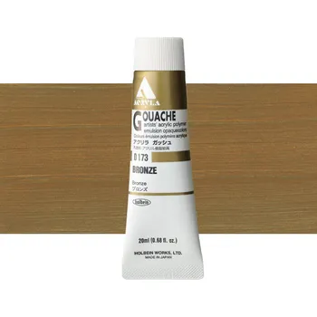 Vodová barva Akryl kvašová barva Holbein - Bronze Balení: 20 ml