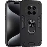TT-TopTechnology TPU pouzdro, zadní kryt Honor Magic7 Pro černé, black, odolné proti nárazům, s držákem a magnetem uprostřed