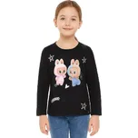 DÍVČÍ TRIČKO S PŘÍŠERKAMI ZIMA26 Barva: Tmavě modrá, Velikost: 116