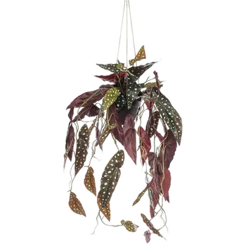 umělá květina Begonia Muculata Hanging In Pot (80cm)-umělá -ý