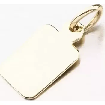 Přívěsek Přívěsek žluté zlato 585 destička 53P-384-ZL