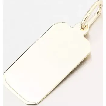 Šperk Přívěsek žluté zlato 585 destička 53P-383-ZL