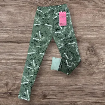 Dívčí legíny Dětské zateplené thermo legíny Velikost: 110-116