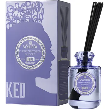 Tyčinkový aroma difuzér Voluspa Wicked difuzér Cherry Blossom Bubble, 100 ml