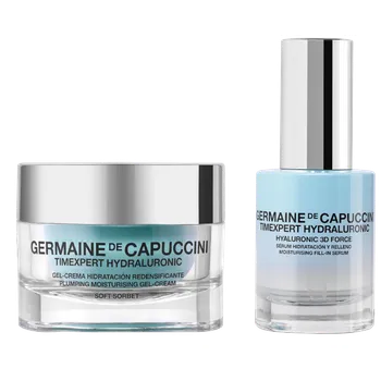 Kosmetická sada Vánoční balíček TIMEXPERT HYDRALURONIC Soft – Krém 50 ml, Sérum 30 ml, Necesér, Taška s kožešinou – Germaine de Capuccini Hydratuje a vyrovnává smíšenou a mastnou pleť, zanechává ji svěží a jemnou.