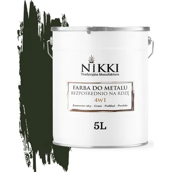 barva na kov BARVA NA KOV PŘÍMO NA REZ 4v1 LAHVOVĚ ZELEŇ RAL 6007 SATÉNOVÁ 5L