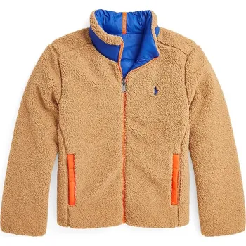 Chlapecká bunda Dětská oboustranná bunda Polo Ralph Lauren 323949927001 hnědá 82X, vel. 150-161