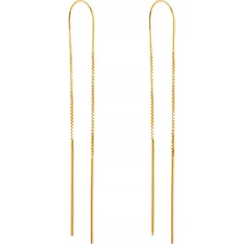 Náušnice Fraise stříbrné náušnice Ag925, visací, dlouhé řetízky