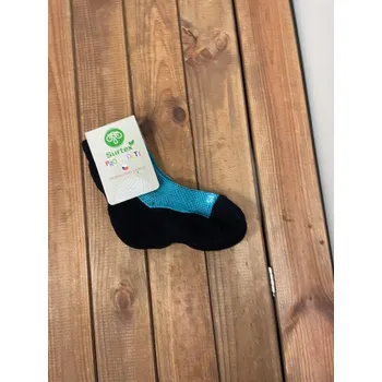Ponožky Surtex dvoubarevné s froté ve šlapce 70% (dětské) - tyrkysová, Surtex Varianty: 28/29