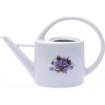 Hmoždíř Český porcelán, a.s., Dubí Konev zahradní, 1,70 l, fialky, Český porcelán Dubí