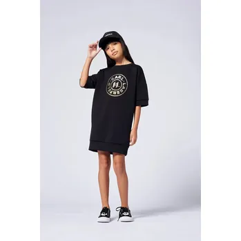 Dámské šaty Dívčí šaty Karl Lagerfeld černá barva, mini, oversize, Z30464 Z30464.156.162 99X, vel. 156