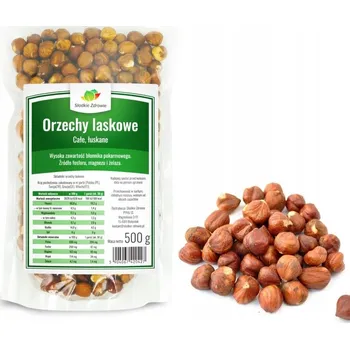Słodkie Zdrowie Lískové ořechy celé ořechy 500 g