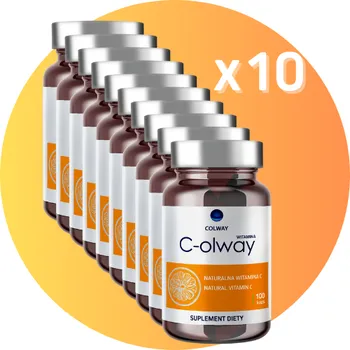 Colway Sada 10x Vitamín C-olway - 100% Přírodní Forma Vitamínu C