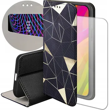 Pouzdro na mobilní telefon Pouzdro s klopou Hello Case pro Samsung Galaxy S10e, zlaté
