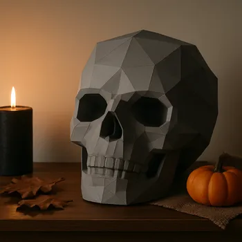 3D puzzle Lebka – papírový model a 3D skládačka PaperTime