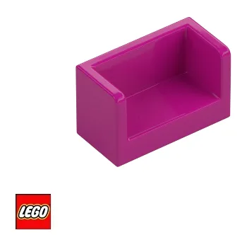 Stavebnice LEGO LEGO® Dílky LEGO PANEL 1x2 Postranní Panely - Umyvadlo / 23969 35391 Barva: Purpurová 23969
