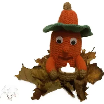 Svícen Dubový skřítek Dýňový svícen teplé světlo podzimu