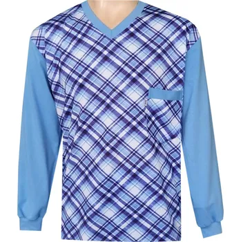 Pánské pyžamo Pánský Pyžamový Kabátek FOLTÝN PPKD95 Velikost: 2XL, Materiál: Mako-úplet