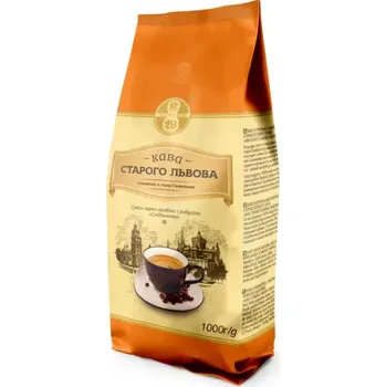 Káva Káva v zrnách Arabika a Robusta Snídaňková 1kg Káva Starého Lvova