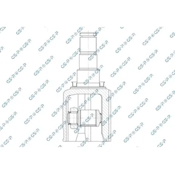 Sada kloubů, hnací hřídel, , 10489298, GSP, 603193
