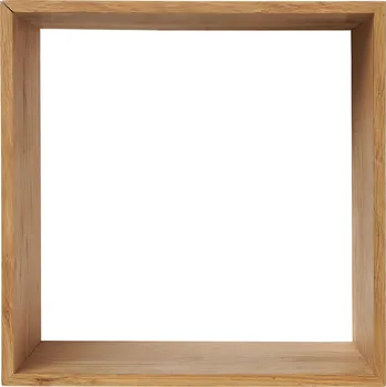 police House Nordic Nástěnná police, dubová, přírodní, 30x30 cm, Lattoon